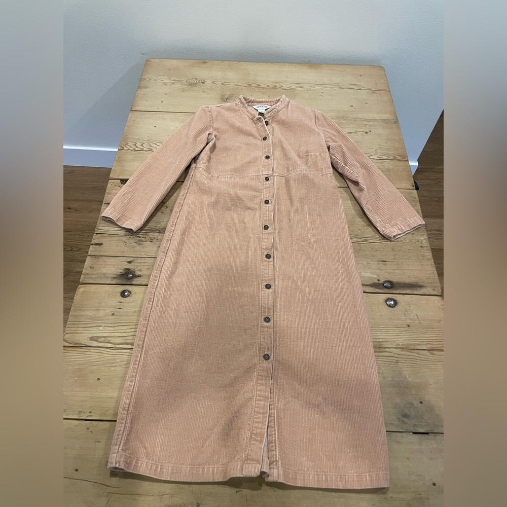 Vintage Orvis Dusty Pink Corduroy Dress size 12